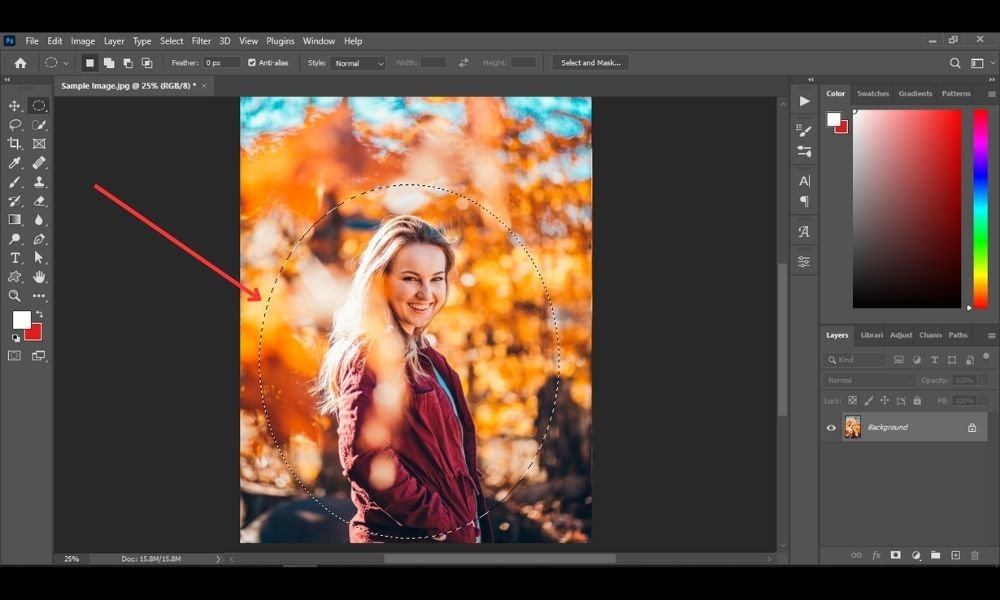 how to use the marquee tool in photoshop