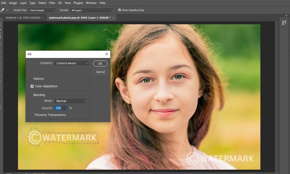 content-mode-opacity- patch tool