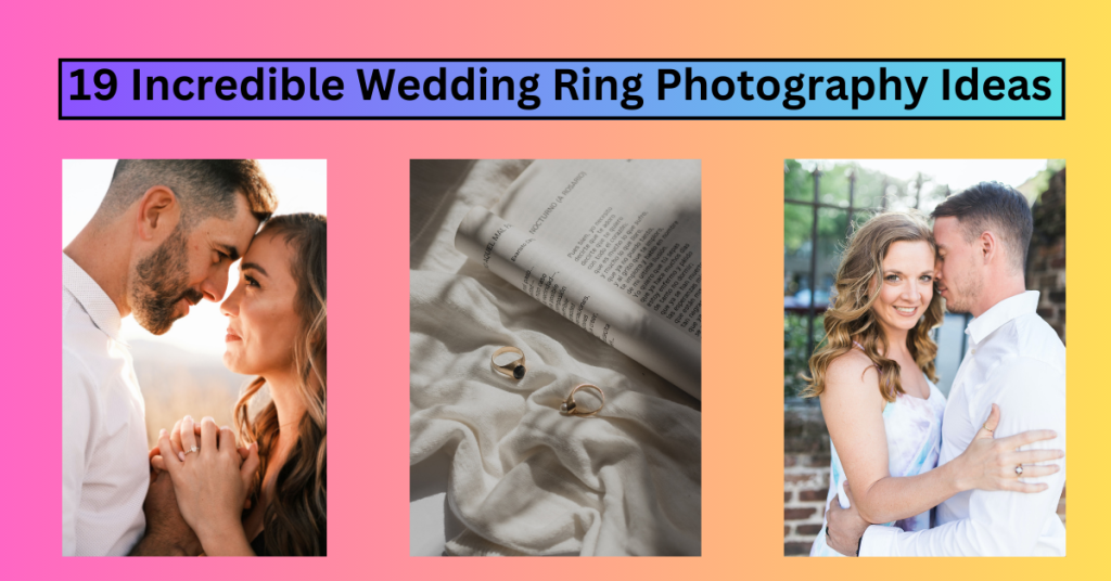 weeding ring photography