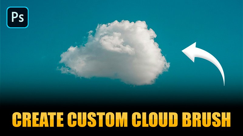 How to create cloud brush on Photoshop