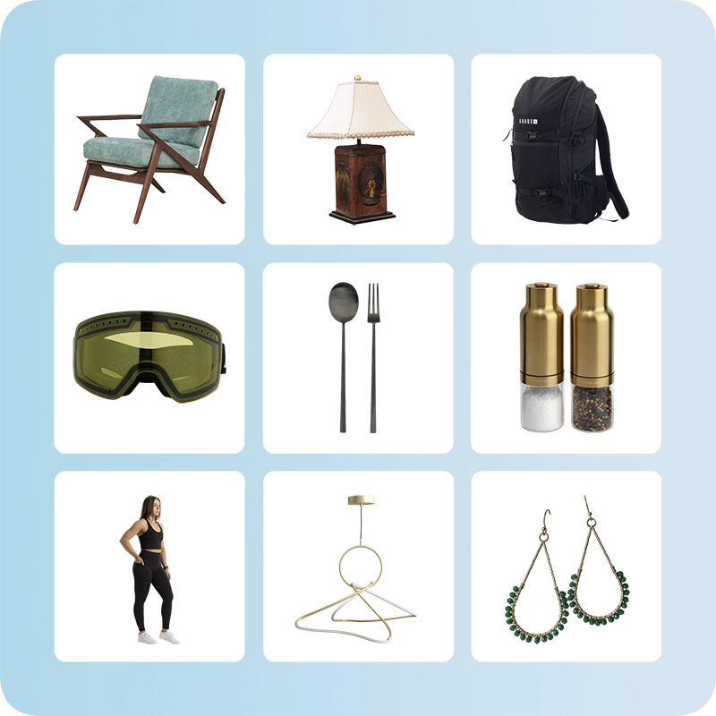 Bulk photo background removal service sample