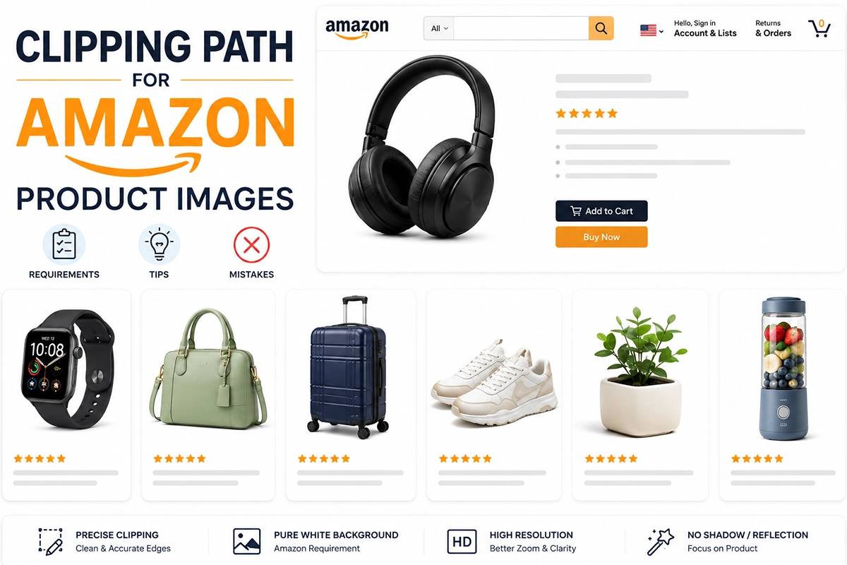 Clipping path for Amazon product images