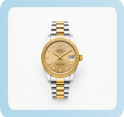 Luxury watch retouching sample