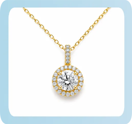 Necklace photo retouching