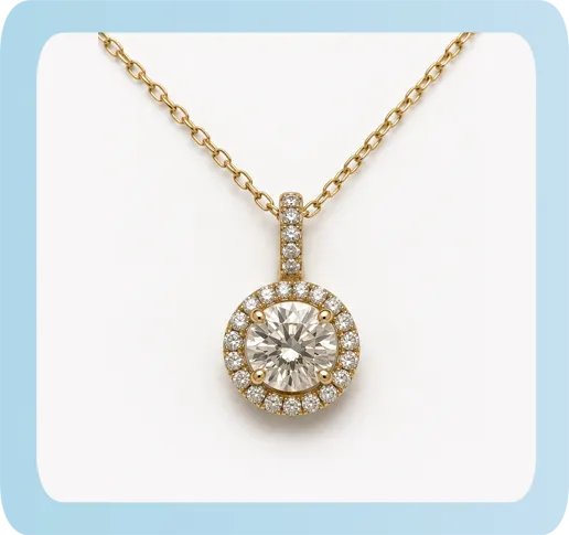 Necklace image retouching