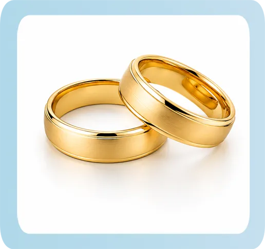 Wedding bands retouching services