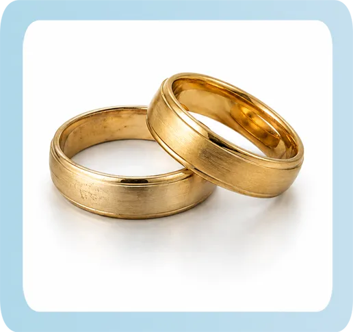 Wedding bands retouching service